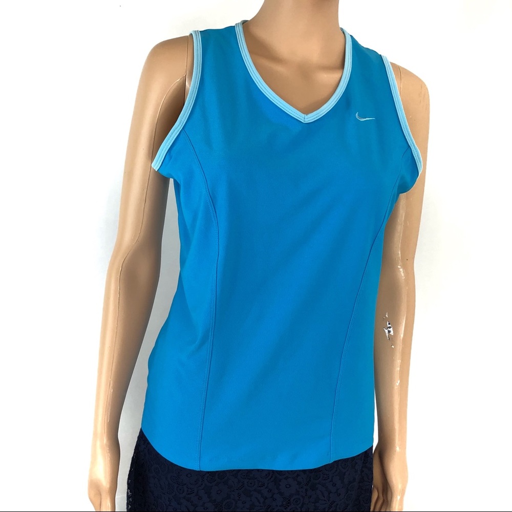 Nike Fit Dry light blue shirt Large  (#3)